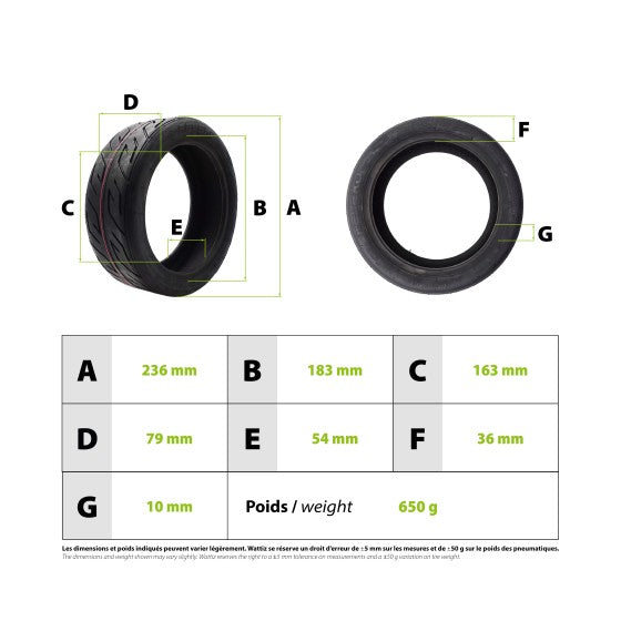 Pneu Tubeless 10x2.70-6.5