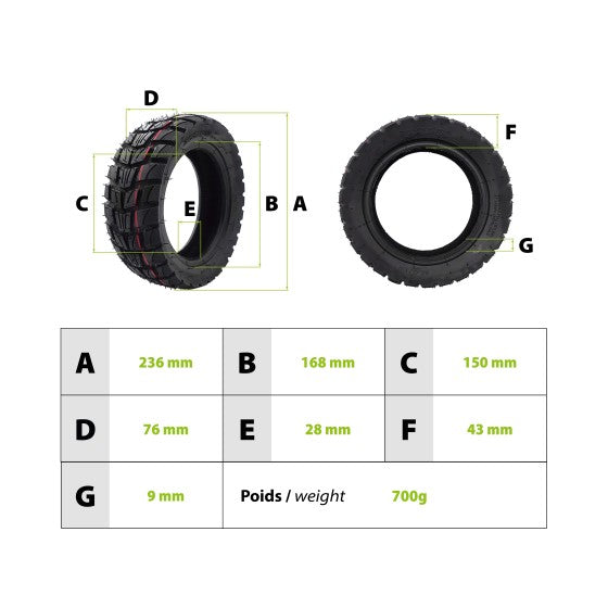 Pneu OFFROAD 80/65-6