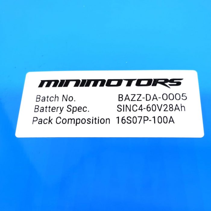 Batterie 60V 28Ah DUALTRON ACHILLEUS