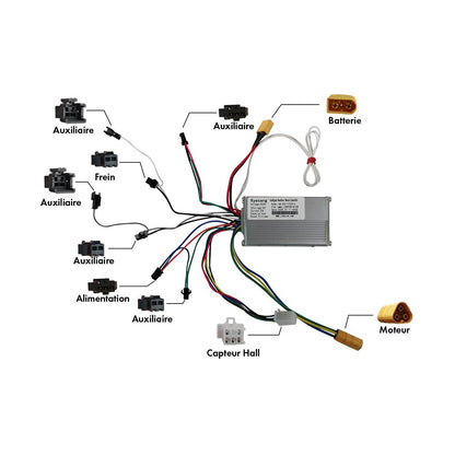 Contrôleur avant ou arrière 52V pour Z8X