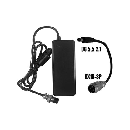 Chargeur 29.4V 2A Pour Batterie 24V (Connecteur GX16 3Pins Avec Adaptateur DC 5.5*2.1mm )