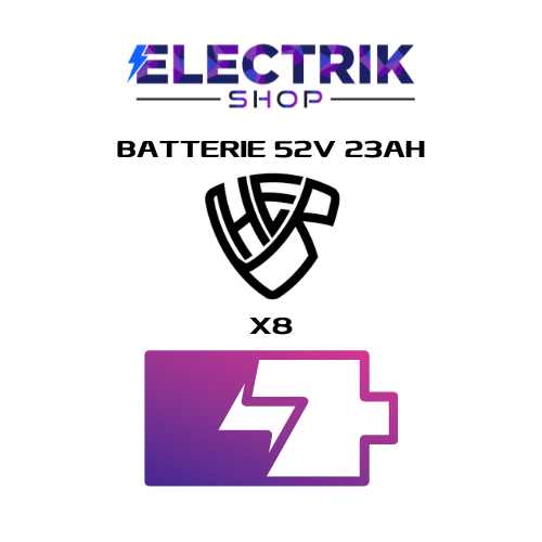 Batterie 52V 23Ah HERO X8