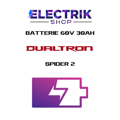 Batterie 60V 30Ah DUALTRON SPIDER 2