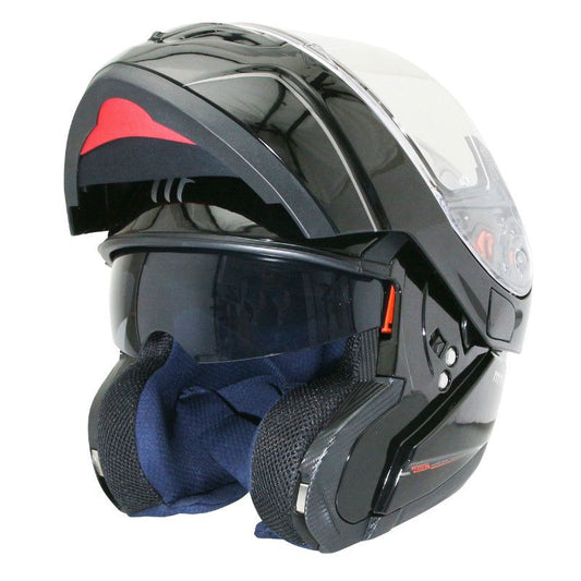 CASQUE MODULABLE MT ATOM SV Double Ecrans UNI NOIR Brillant