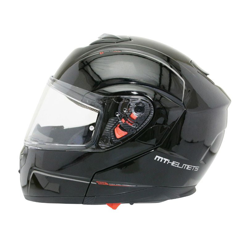 CASQUE MODULABLE MT ATOM SV Double Ecrans UNI NOIR Brillant