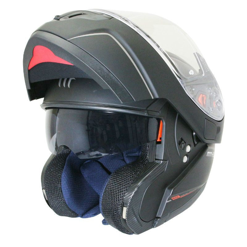 CASQUE MODULABLE MT ATOM SV Double Ecrans UNI NOIR MAT