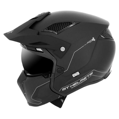 CASQUE TRIAL MT STREETFIGHTER SV UNI NOIR MAT (taille XS)