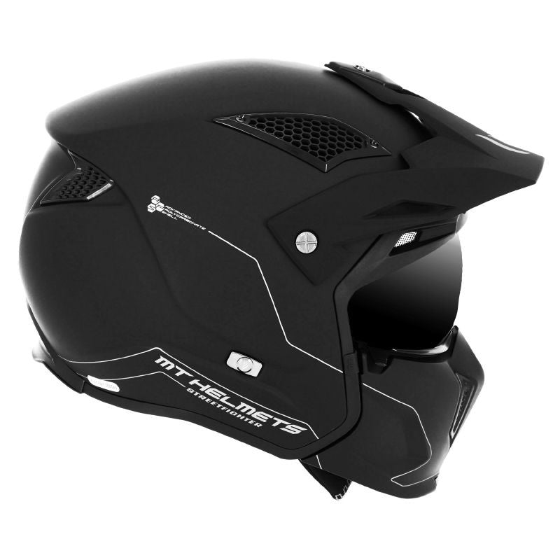 CASQUE TRIAL MT STREETFIGHTER SV UNI NOIR MAT (taille XS)