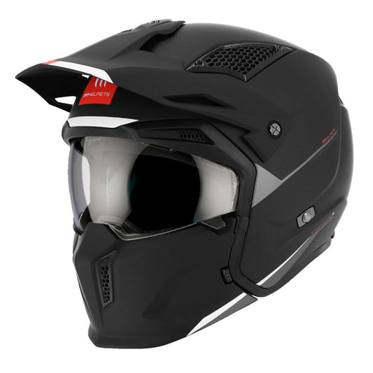 CASQUE TRIAL MT STREETFIGHTER SV UNI NOIR MAT