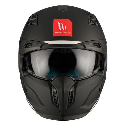 CASQUE TRIAL MT STREETFIGHTER SV UNI NOIR MAT