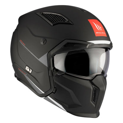 CASQUE TRIAL MT STREETFIGHTER SV UNI NOIR MAT