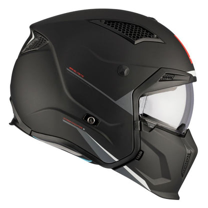 CASQUE TRIAL MT STREETFIGHTER SV UNI NOIR MAT