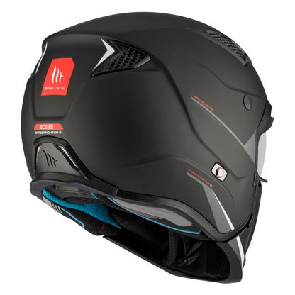 CASQUE TRIAL MT STREETFIGHTER SV UNI NOIR MAT