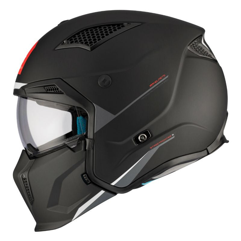 CASQUE TRIAL MT STREETFIGHTER SV UNI NOIR MAT