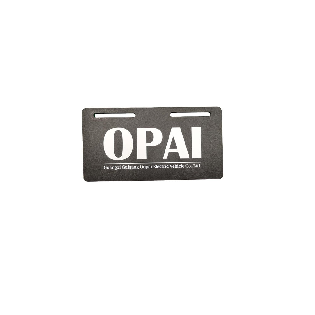 Plaque Immatriculation Publicitaire OPAI YW-04