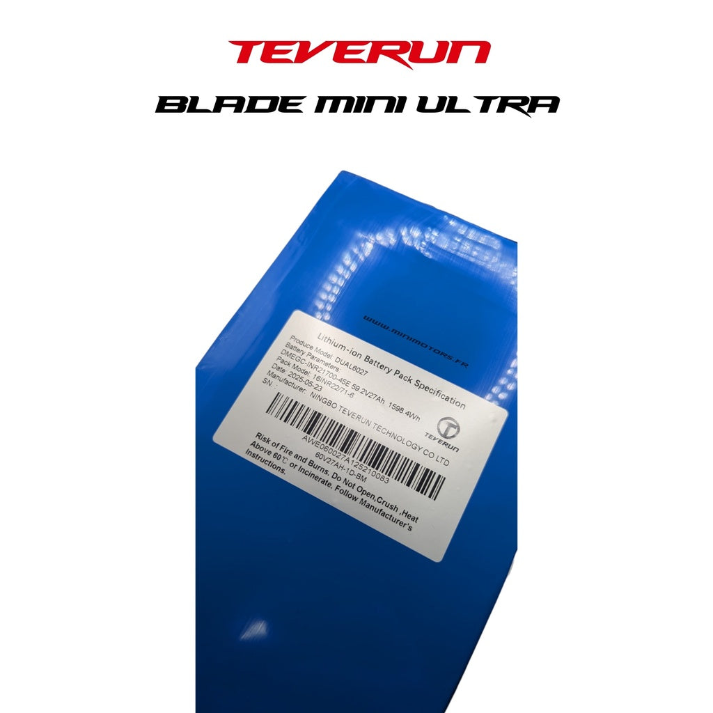 Batterie 60V 27A TEVERUN BLADE MINI ULTRA