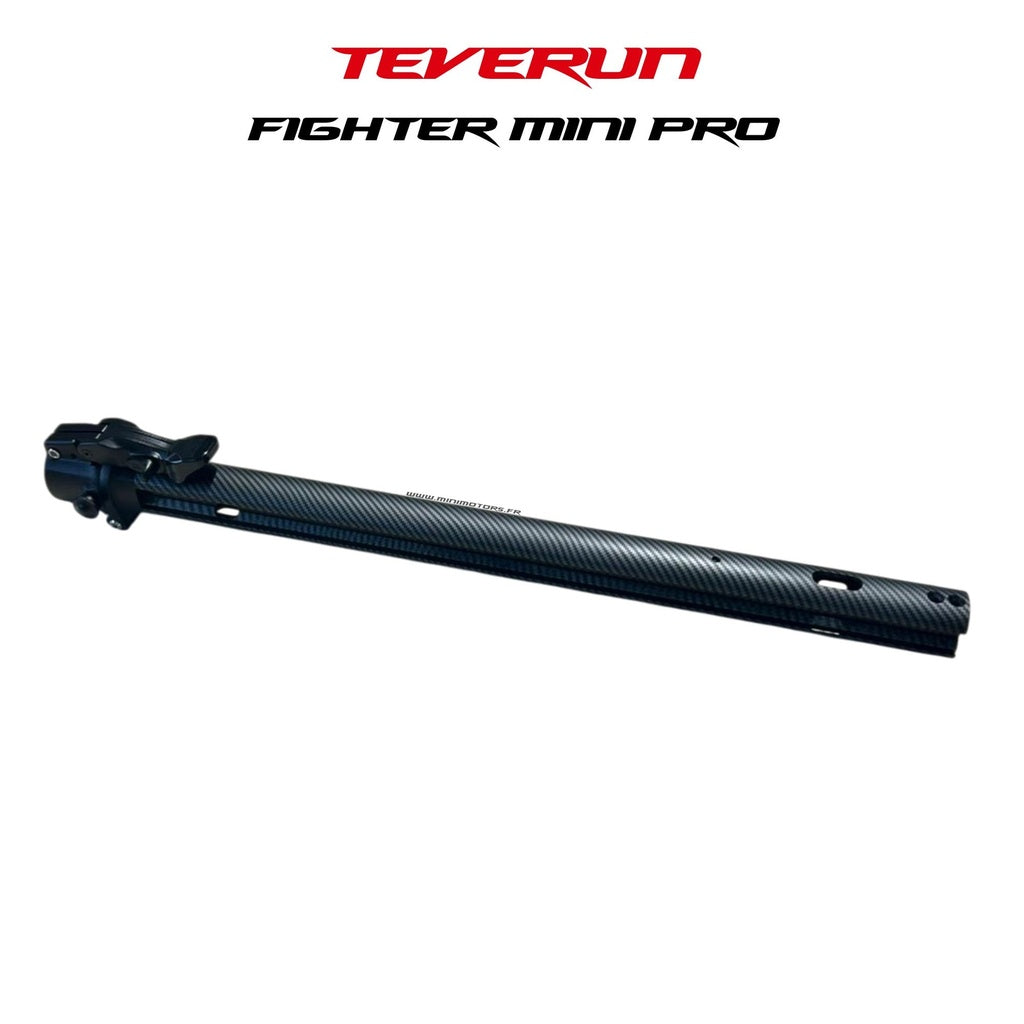 Colonne de Direction Avec Pliage EFFET CARBONE TEVERUN FIGHTER MINI PRO 2025