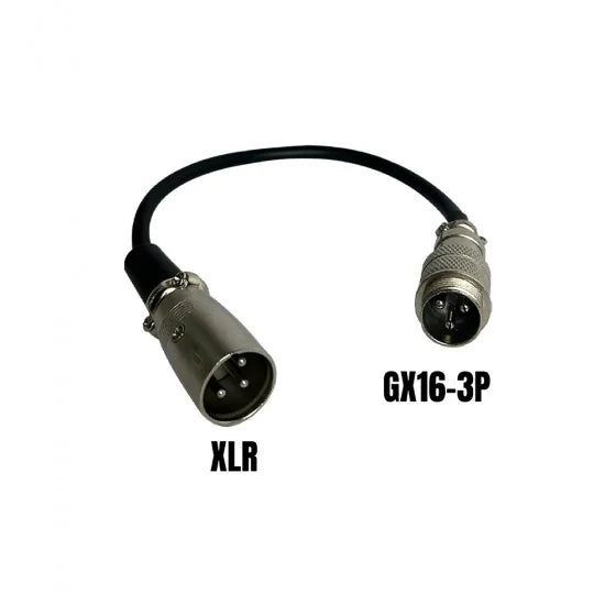 Adaptateur de Charge GX16 3Pins Male Vers XLR MALE