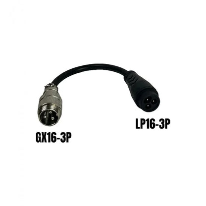 Adaptateur de Charge GX16 3Pins Male Vers LP16 3Pins Femelle