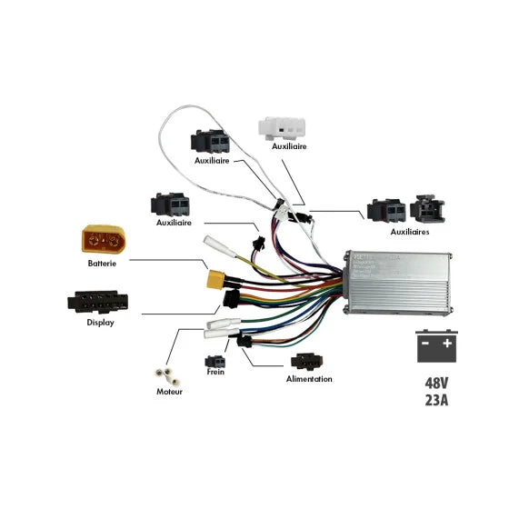 Controleur 48V 23A VSETT 8 & ZERO Z8 PRO