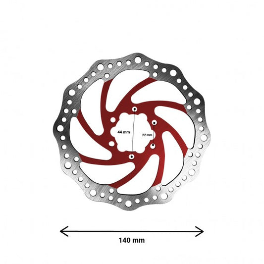 Disque de Frein R6 140mm (Entraxe 44mm) Rouge