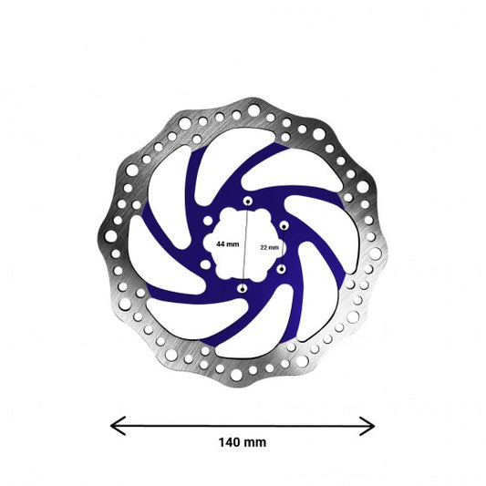 Disque de Frein R6 140mm (Entraxe 44mm) Bleu