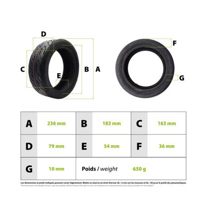 Pneu Tubeless 10x2.70-6.5