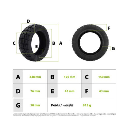 Pneu OFFROAD Renforcé 80/65-6